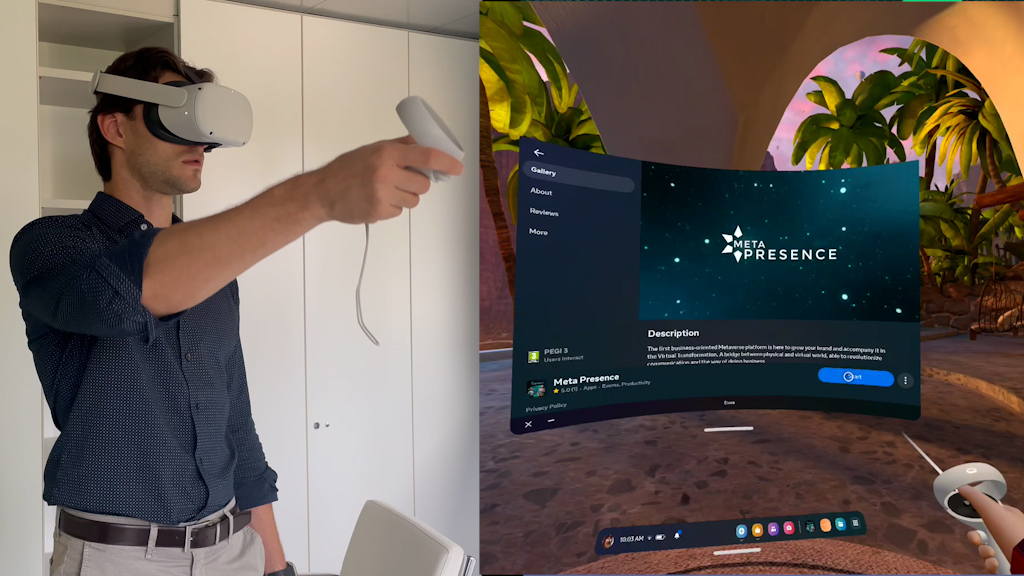 La nuova release di Meta Presence® è disponibile su Oculus store